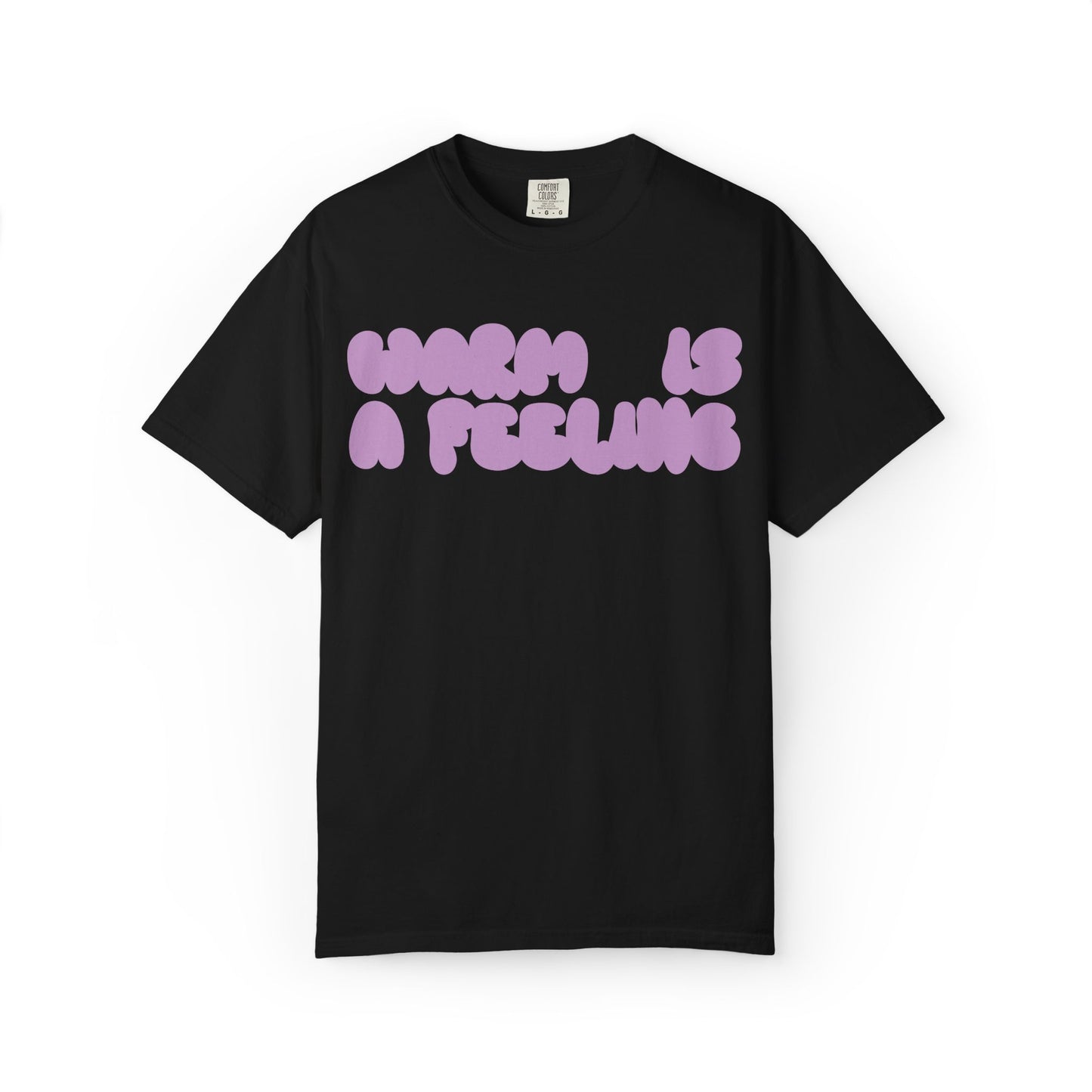 the warm feeling bubblegum cotton tee