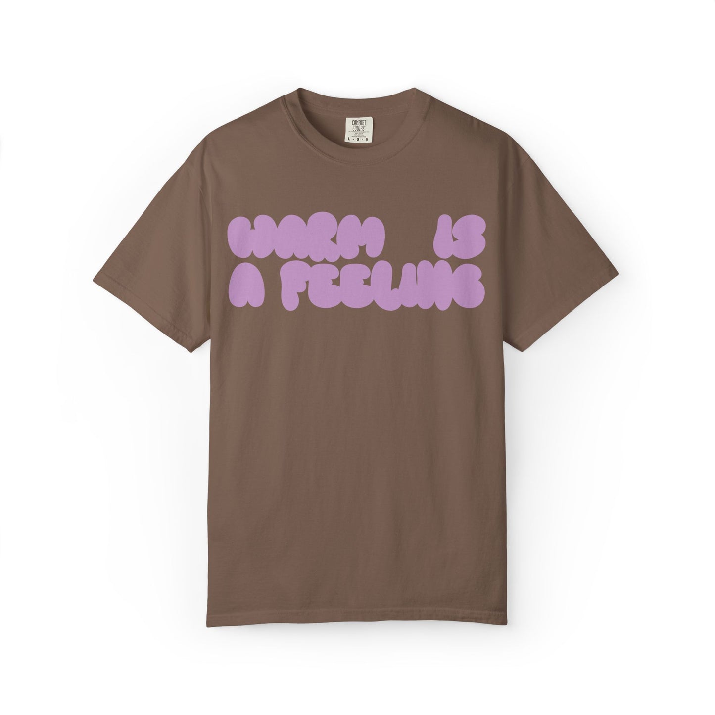 the warm feeling bubblegum cotton tee