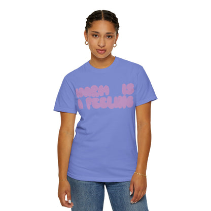 the warm feeling bubblegum cotton tee