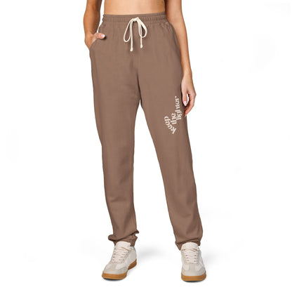 keep the lighter ♡ cozy fleece sweatpants