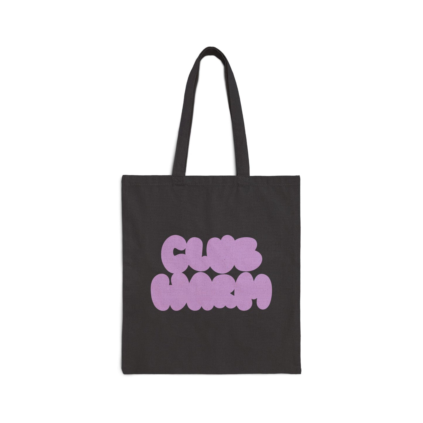 the warm feeling dual-sided canvas bubblegum tote