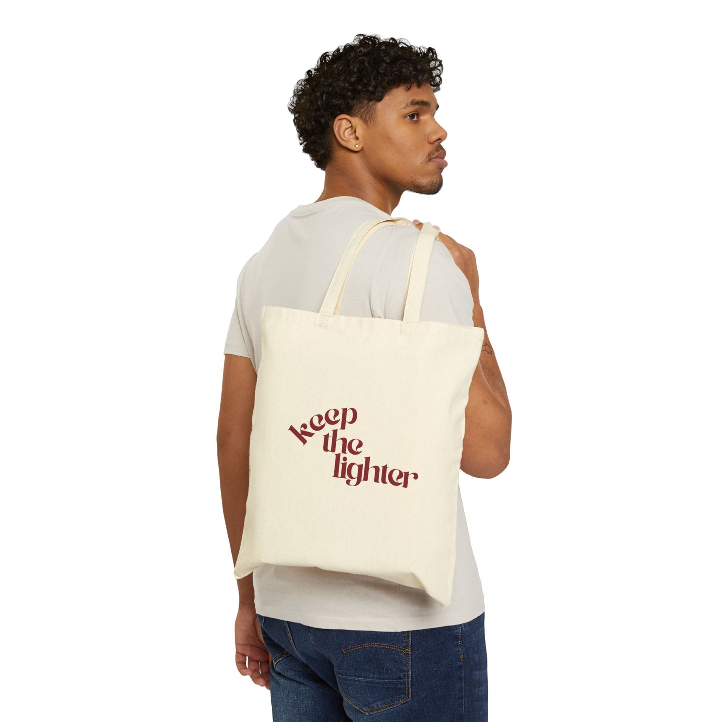 keep the lighter ♡ cotton canvas tote