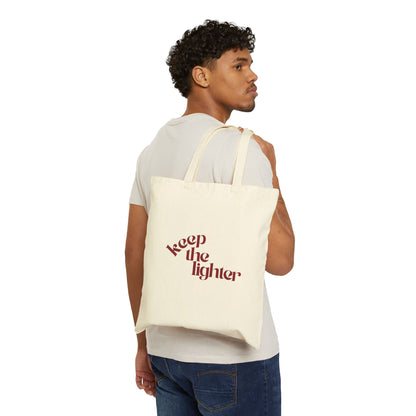keep the lighter ♡ cotton canvas tote