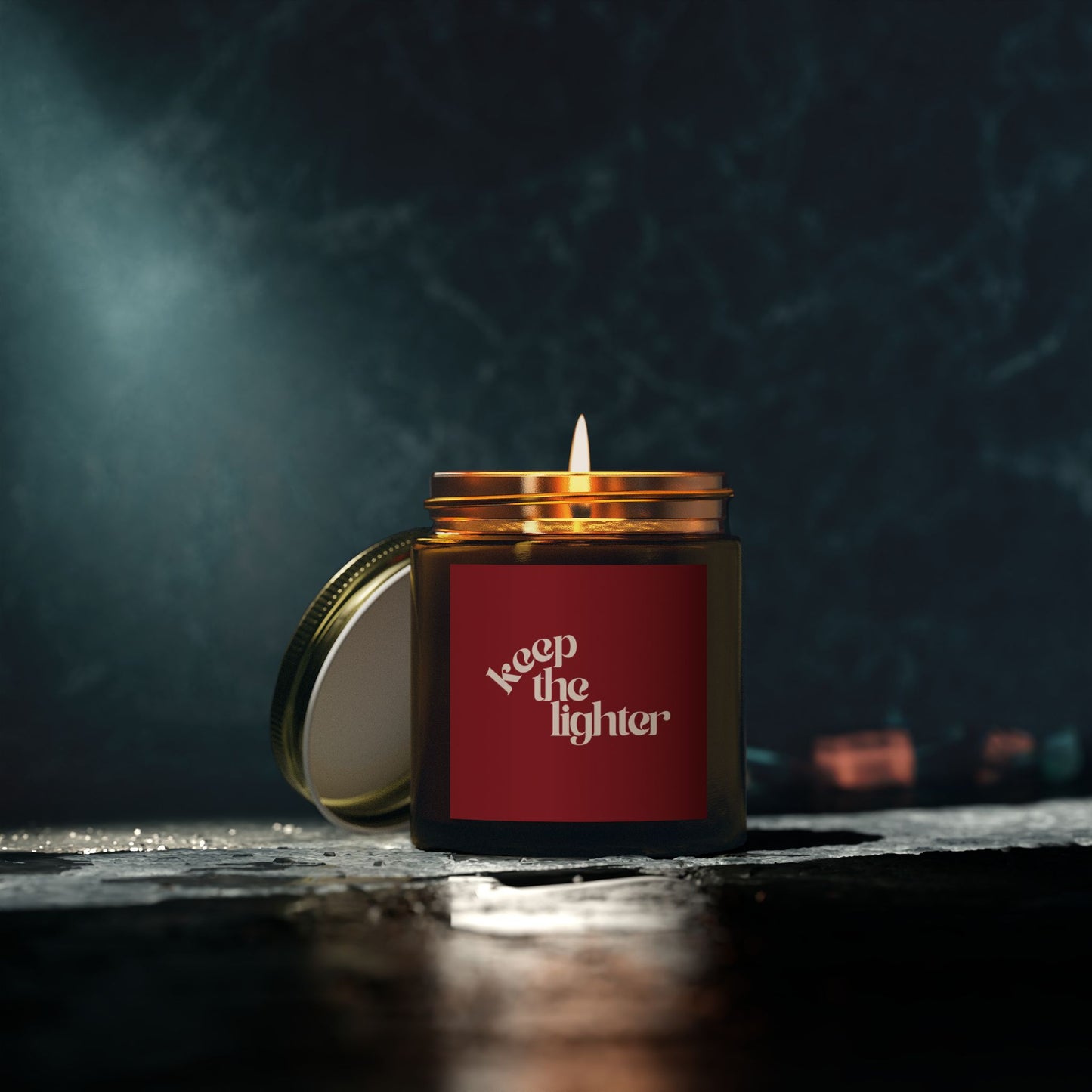 keep the lighter ♡ mango + coconut aromatherapy candle