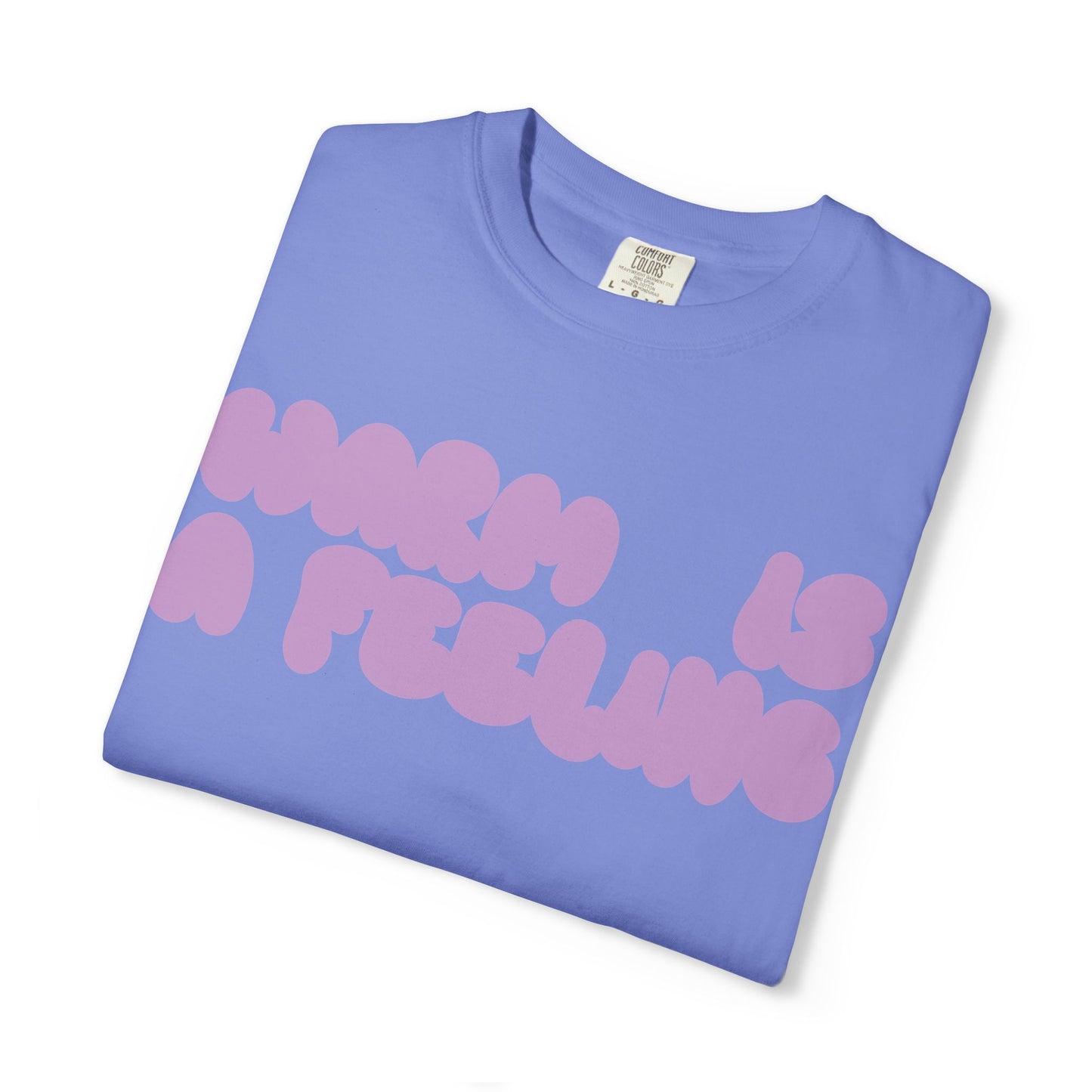 the warm feeling bubblegum cotton tee