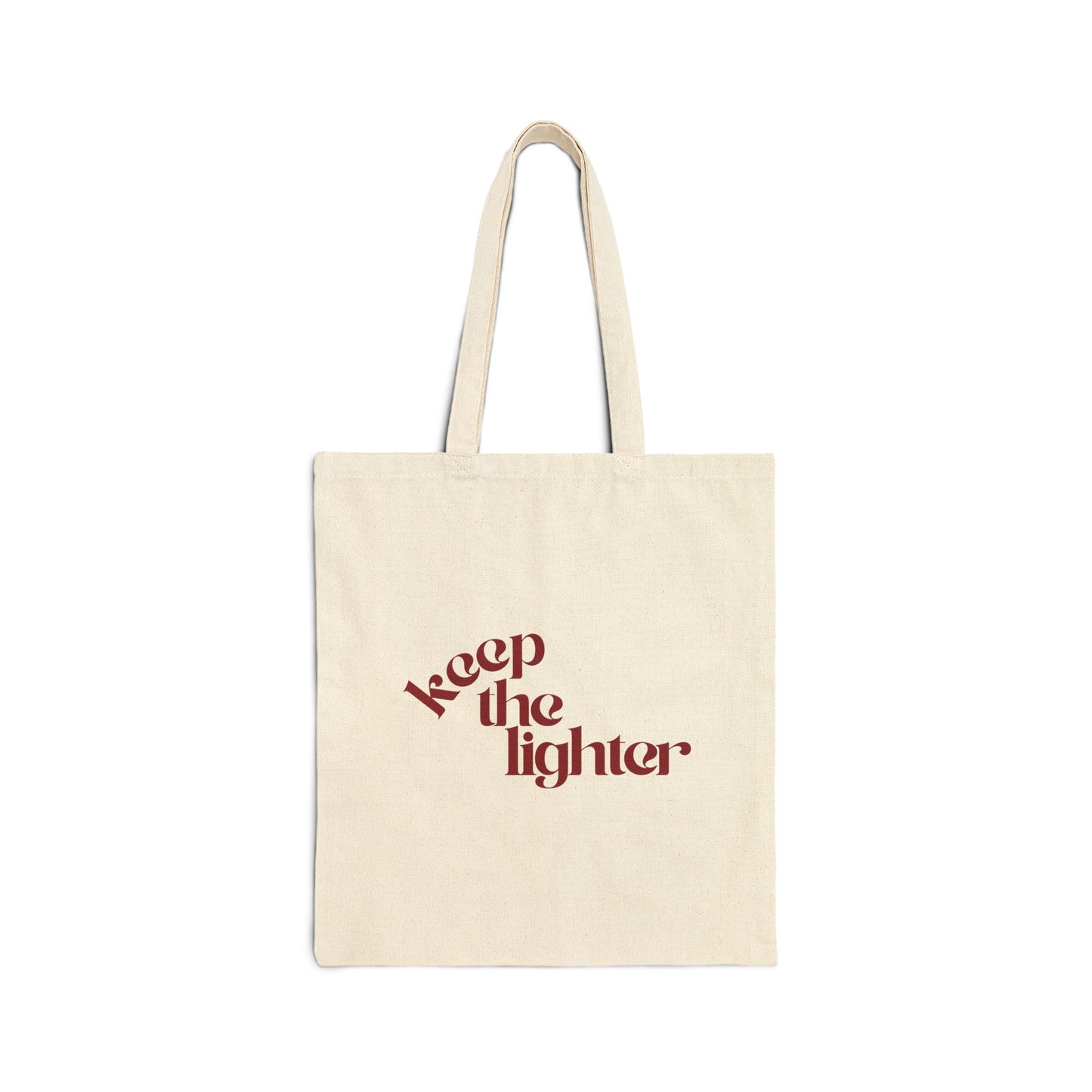 keep the lighter ♡ cotton canvas tote