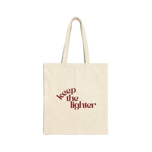 keep the lighter ♡ cotton canvas tote