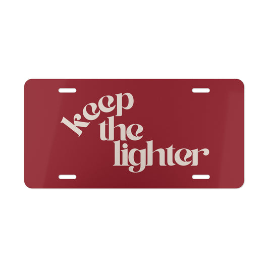 keep the lighter ♡ vanity plate